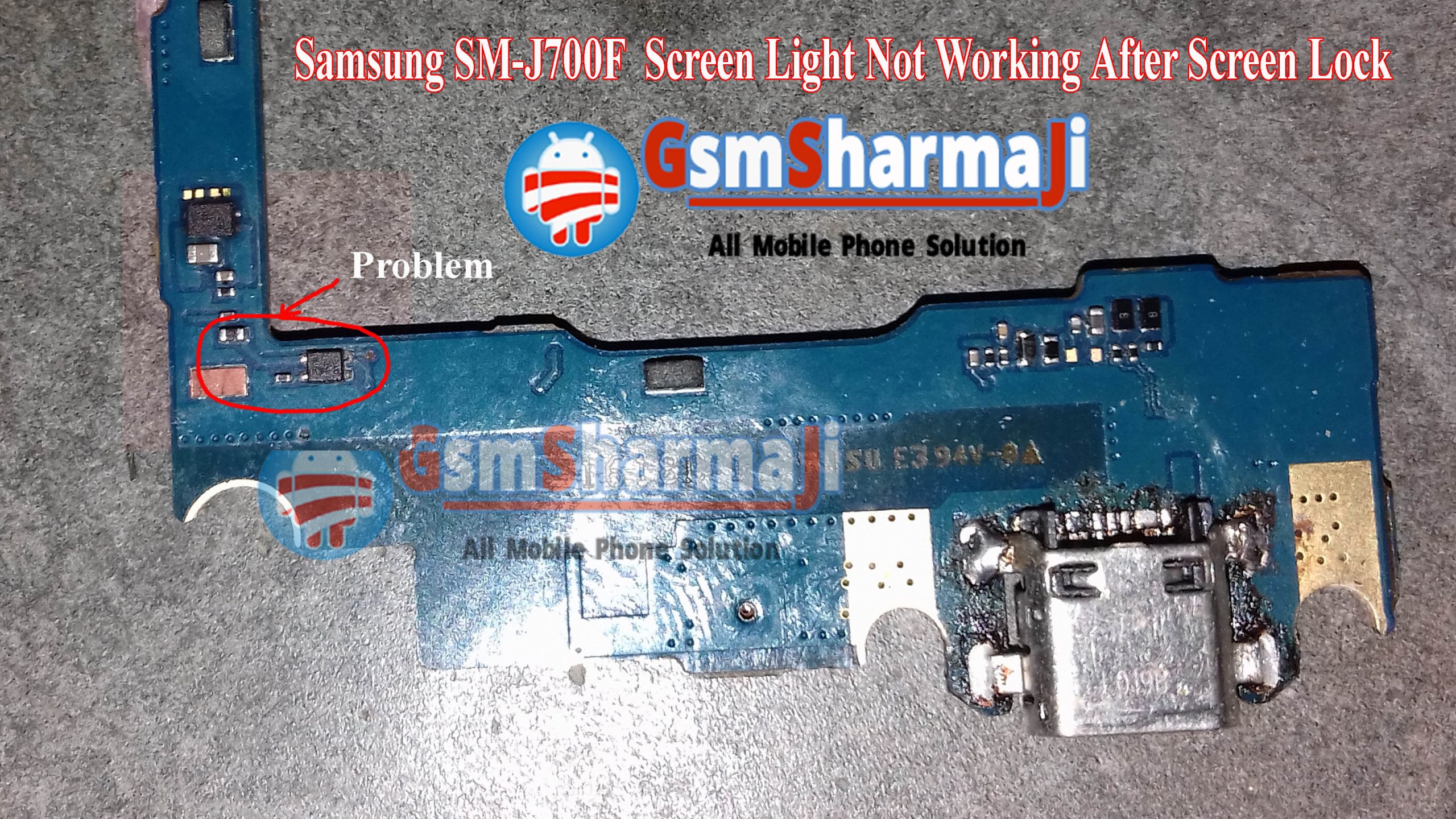Samsung SM-J700F Screen Light Not Working After Screen Lock
