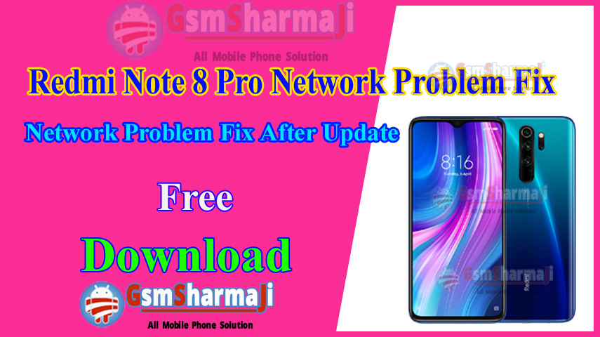 Redmi Note 8 Pro Network Problem Fix After Update