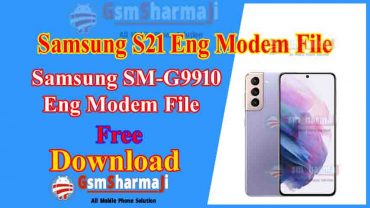 Samsung S21 SM-G9910 ENG Modem File Free Download