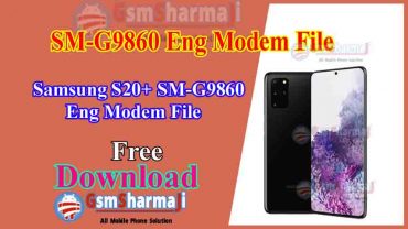 Samsung S20+ SM-G9860 ENG Modem File Free Download