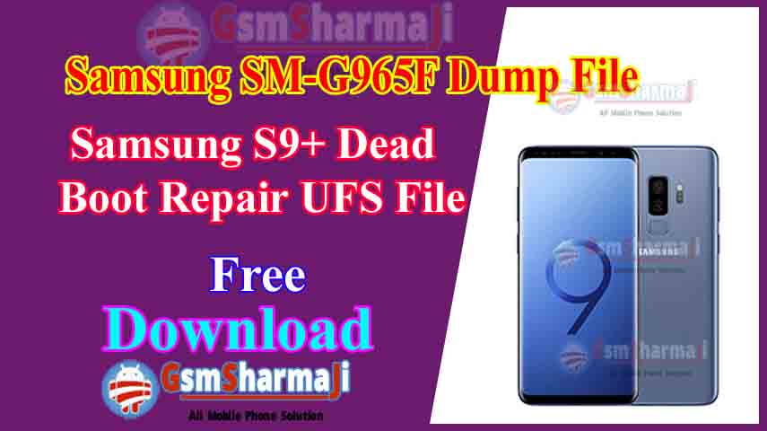 Samsung S9+ SM-G965F Dump File UFS Free Download