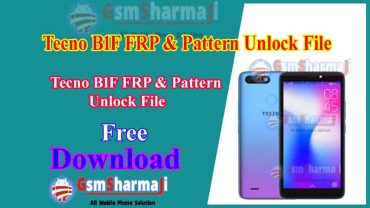 Tecno B1F Pattern & FRP Unlock By SP Flash Tool One Click