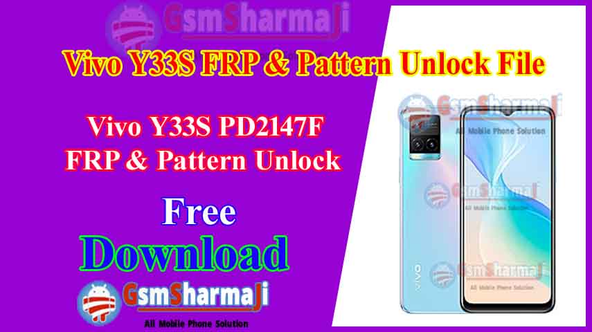 Vivo Y33s Pattern & FRP Unlock By SP Flash Tool One Click