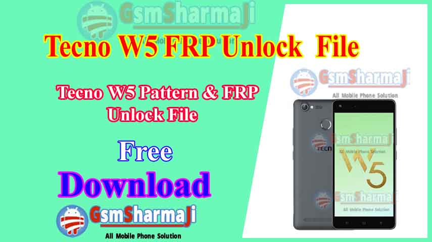 Tecno W5 Pattern & FRP Unlock By SP Flash Tool One Click
