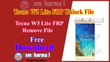 Tecno W5 Lite Pattern & FRP Unlock By SP Flash Tool One Click