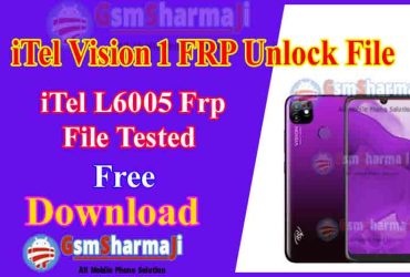 iTel Vision 1 L6005 FRP Unlock File Tested