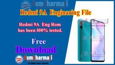 Redmi 9A Engineering File Free Download