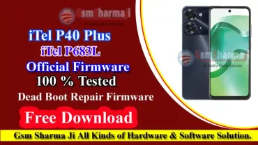 iTel P40 Plus P683L Flash File Official Firmware Free 100% Tested