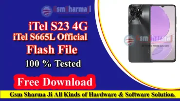 iTel S23 S665L Flash File Official Firmware Free 100% Tested